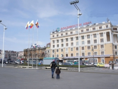 Эмблему саммита АТЭС нарисуют на центральной площади Владивостока