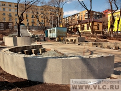 Возобновлены работы по реконструкции сквера имени Ленина