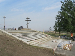 На Караульной горе Красноярска поставят гранитный крест
