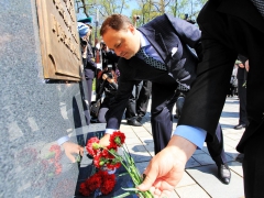 Чин освящения памятника Илье Муромскому совершен во Владивостоке
