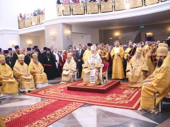 Святейший Патриарх Московский и всея Руси Кирилл освятил красноярский храм Рождества Христова