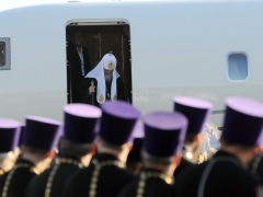 Патриарх Кирилл впервые прибыл в Красноярск