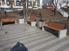 Закончены работы по благоустройству сквера имени Суханова во Владивостоке