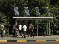 Остановочные павильоны на солнечных батареях