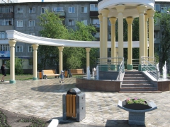 Благоустроен сквер у ЗАГСа Советского района города Красноярска