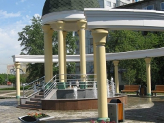 Благоустроен сквер у ЗАГСа Советского района города Красноярска