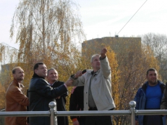 10 октября состоялось торжественное открытие сквера Космонавтов (г. Красноярск)