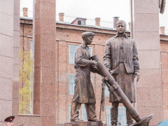 Мемориальный комплекс в честь 70-летия Победы открылся на правом берегу Красноярска