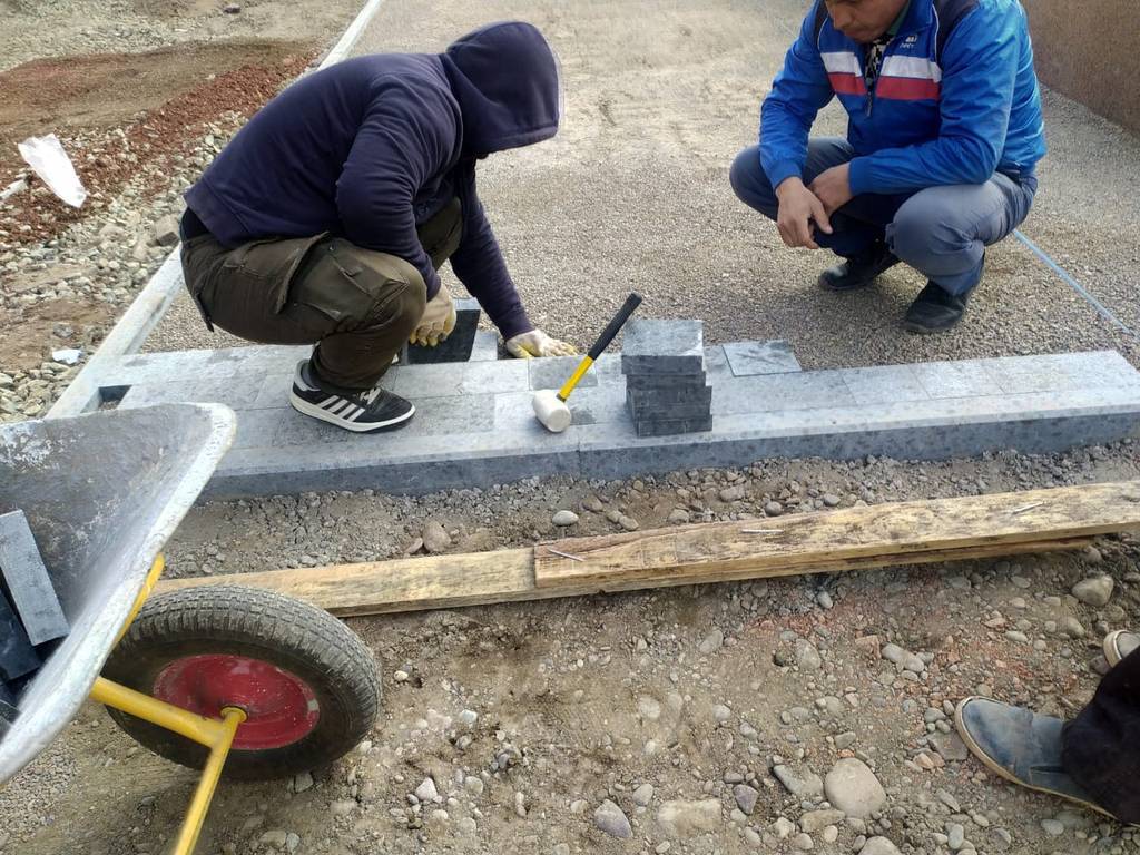 Работы по возведению бетонного фундамента