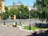 Сквер перед зданием Краевого суда