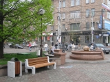 Замена уличной мебели в сквере имени Ф.Э.Дзержинского