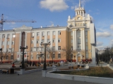 Благоустройство площади перед зданием правительства республики Бурятия