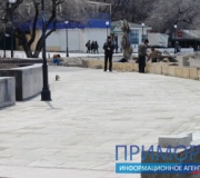 Ремонт Набережной продолжается во Владивостоке