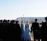 Патриарх Кирилл впервые прибыл в Красноярск